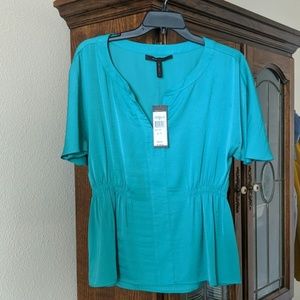 BCBGMAXAZRIA V Neck Blouse